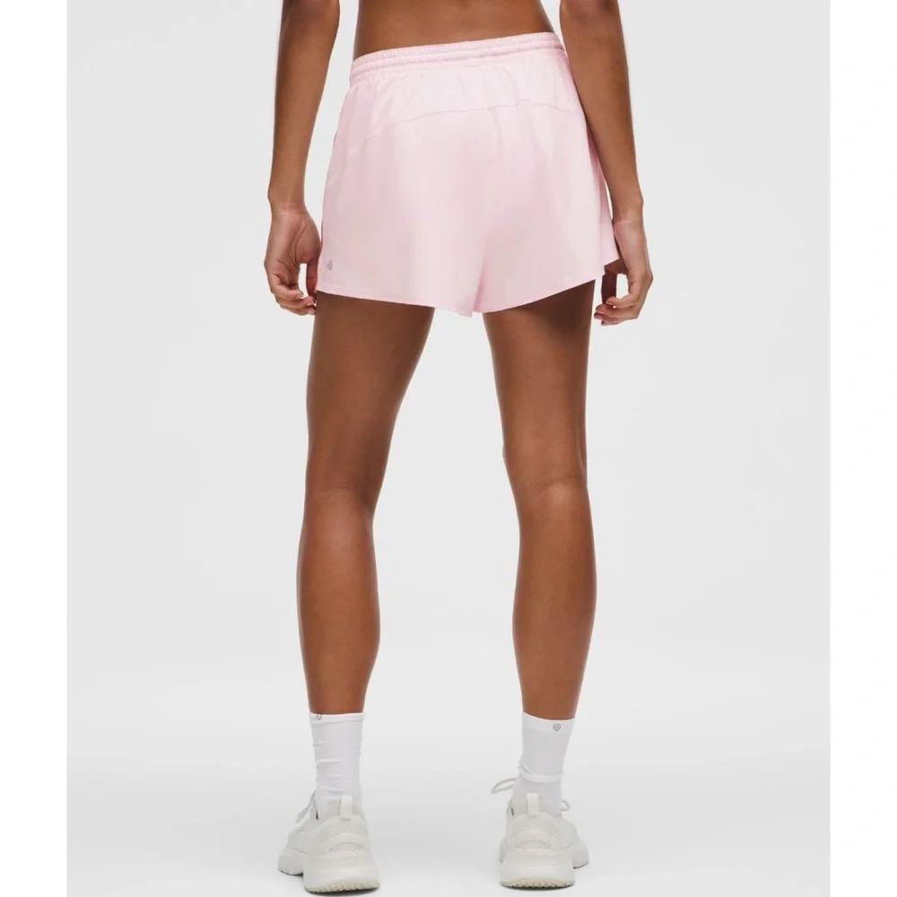 NWT Lululemon Court Rival High-Rise Short 3” Blissful pink/Red Clay 12 - Picture 3 of 10